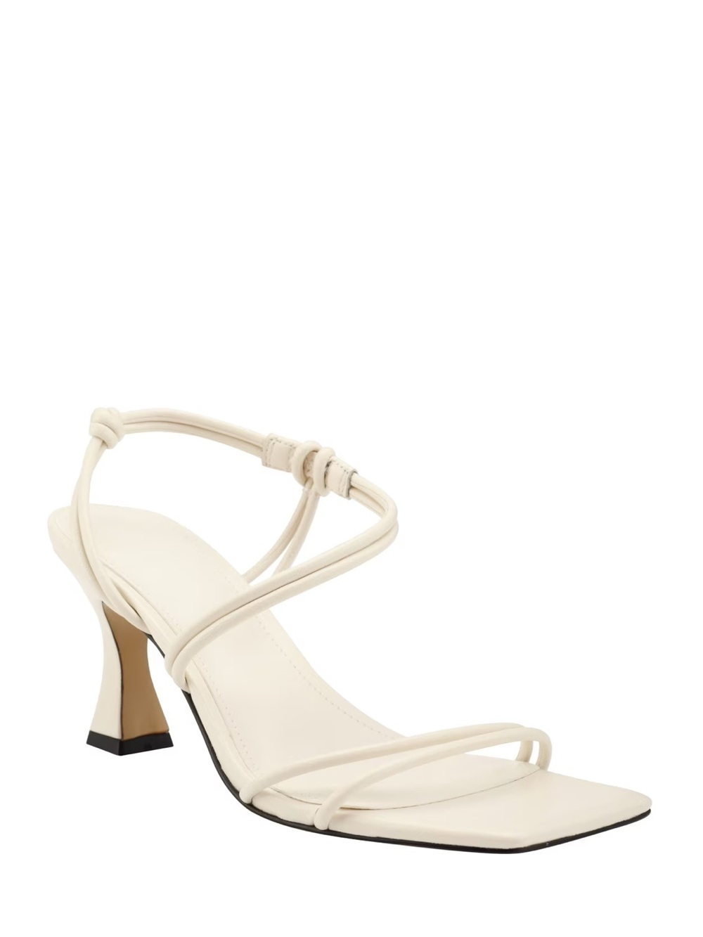 Marc Fisher Davia Square Slingback Sandal in Ivory